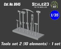 Tools set 2 (10 elements) - 1 set