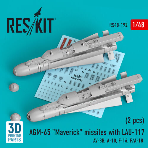 AGM-65 Maverick Missiles With LAU-117 (2pcs) (AV-8B, A-10, F-16, F/A-18) - Image 1