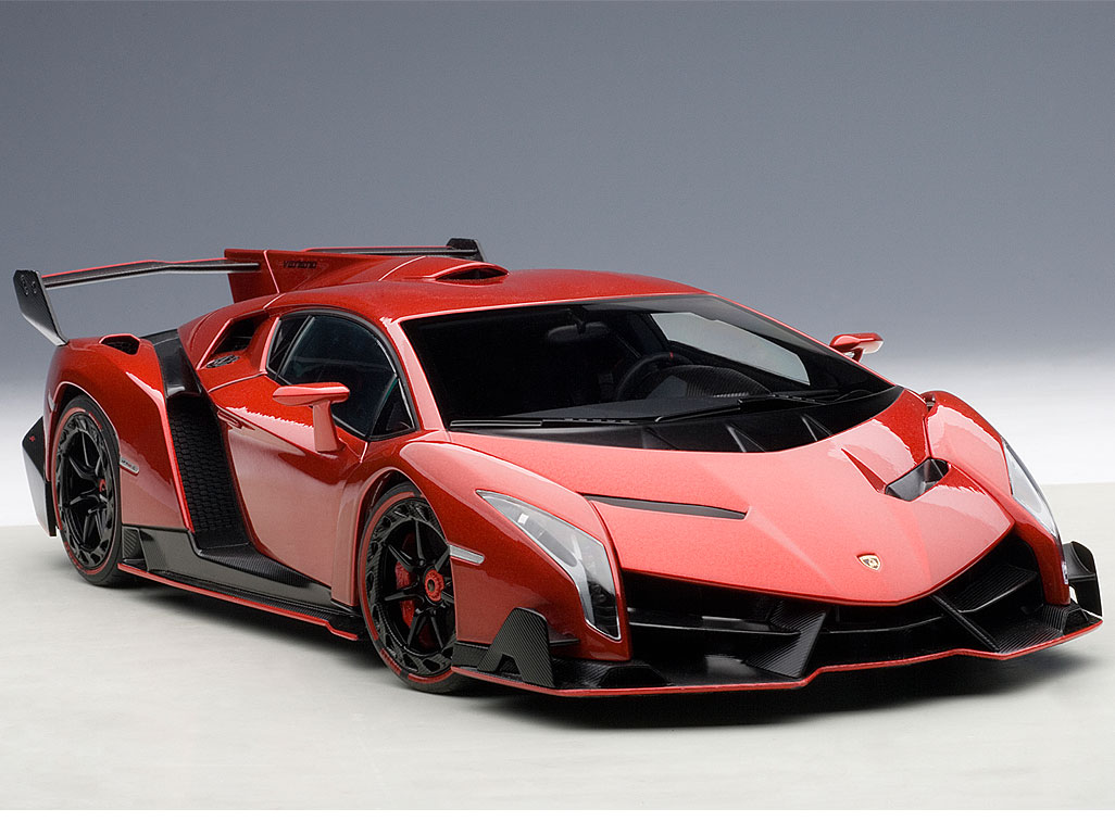Lamborghini Veneno 2013 red die cast kant en klaar