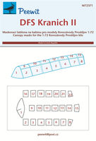 DFS Kranich II - Canopy Mask Set (for Kovozavody Prostejov Kits)