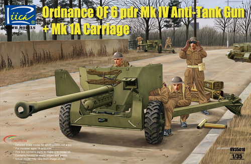 British  Ordnance QF 6 pdr Mk IV Anti-Tank Gun and Mk 1a Carriage - Image 1