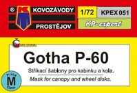 Gotha P.60 Canopy Mask (For AZmodel)