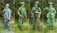 Australian Infantry Multipose set (4) - Image 1