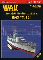 Brytyjski Monitor z 1915 r. HMS M15